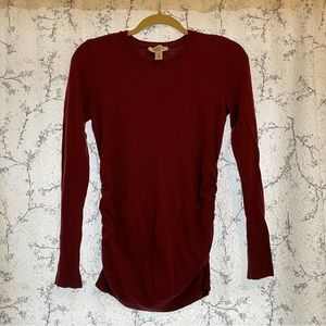 Motherhood Maternity Maroon Sweater